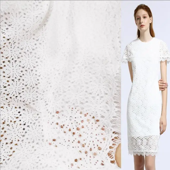 

Новинка, кружевная ткань с цветами сливы и ресниц Dai, модные кружевные аксессуары для одежды