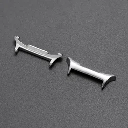 Premium Stainless Steel Watch Adapter for Samsung Galaxy Watch 7 Ultra - Pack of 2 (Silver)