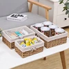 Handmade Storage Baskets Snack Picnic Baskets Handmade Rattan Basket Woven Sundries Organizer Closet Wicker Baskets cesta mimbre 2