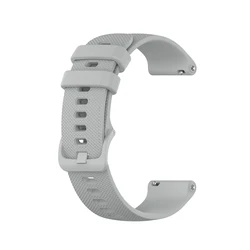 Silicone Strap Replacement Wristband - Adjustable Watch Band - 22mm Watch (Gray)