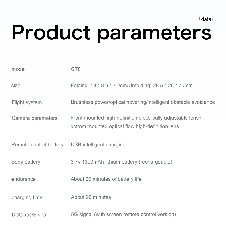 GT8 drone motor sistemi