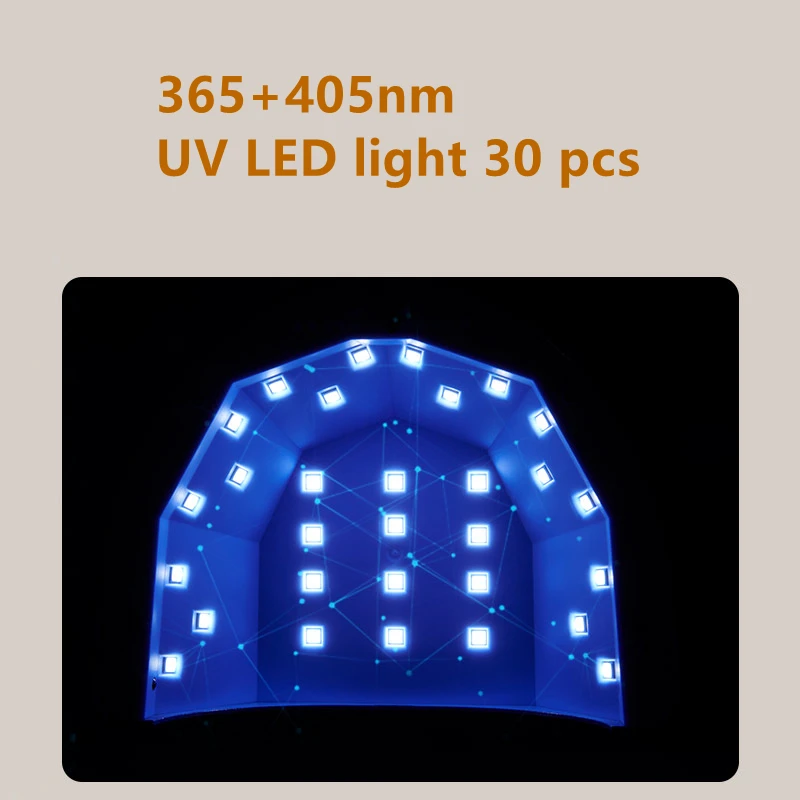 UV LED 네일 램프, 모든 젤 매니큐어 네일 드라이어 램프, 모션 감지, 전문 매니큐어 살롱 도구