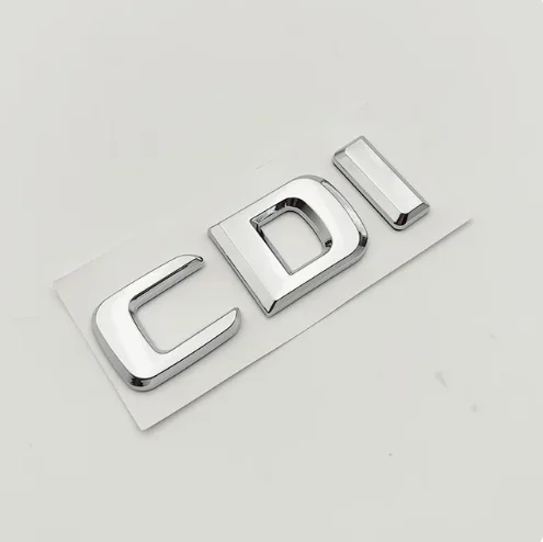 LAZIRO Emblema Adesivo Tronco Auto 3D Cromato Argento C300 - Sticker Per Mercedes AMG Classe C (W204/W205/W203)