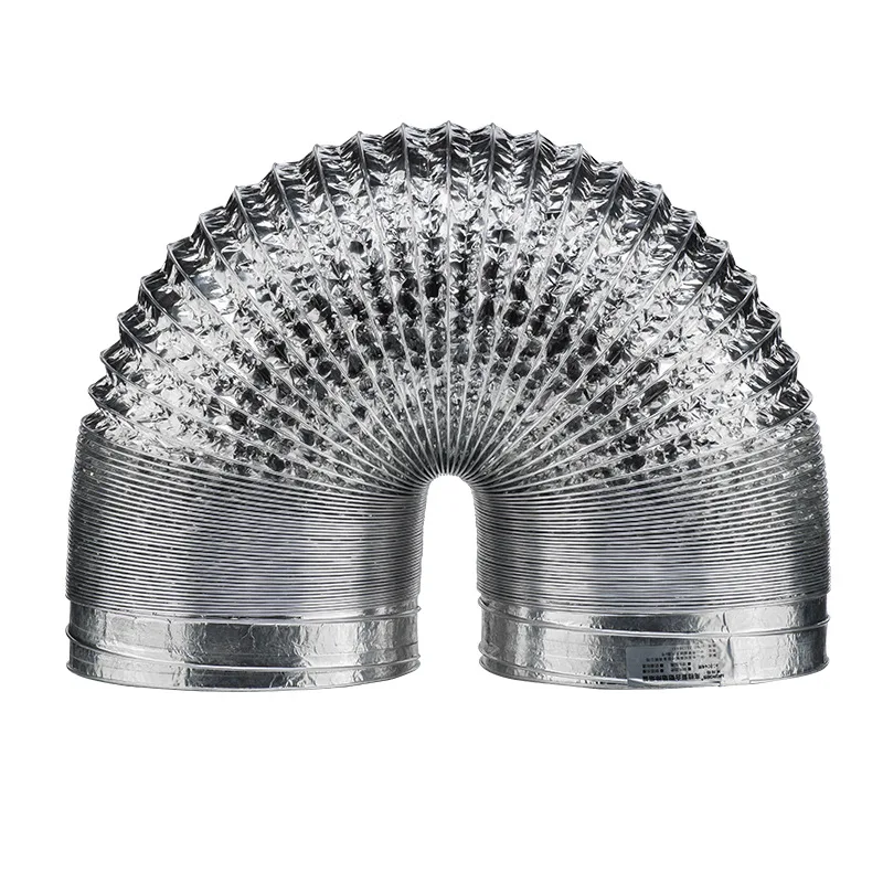 Four-Layer Kitchen Range Hood Aluminum Foil Pipe Smoke Vent Exhaust Ventilation Pipes Telescopic