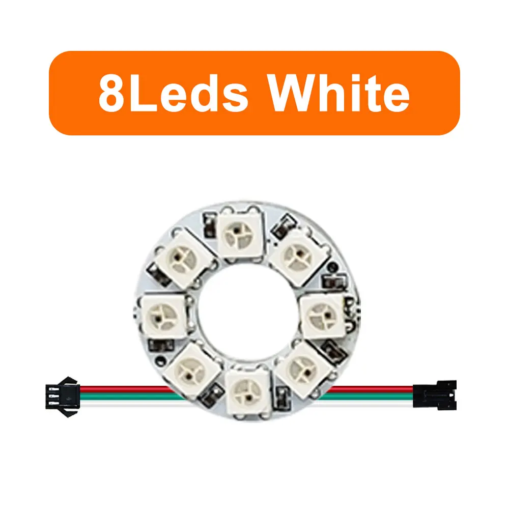 Colorful RGB LED Circle with Individually Addressable Pixels - DIY Round Pixel Ring
