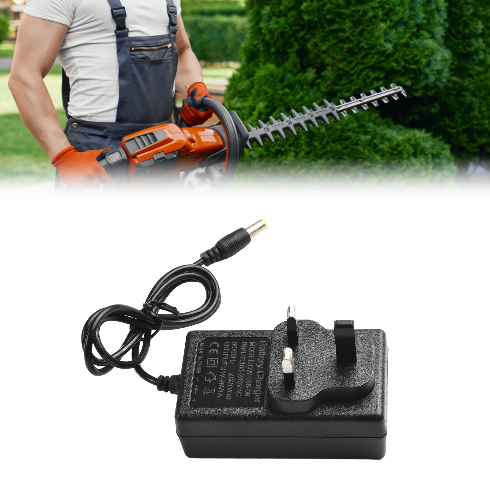 

1pc Battery Charger High Quality Battery Charger Popular Gtech HT04 Hedge Trimmer Replacement High Quality Battery Charger