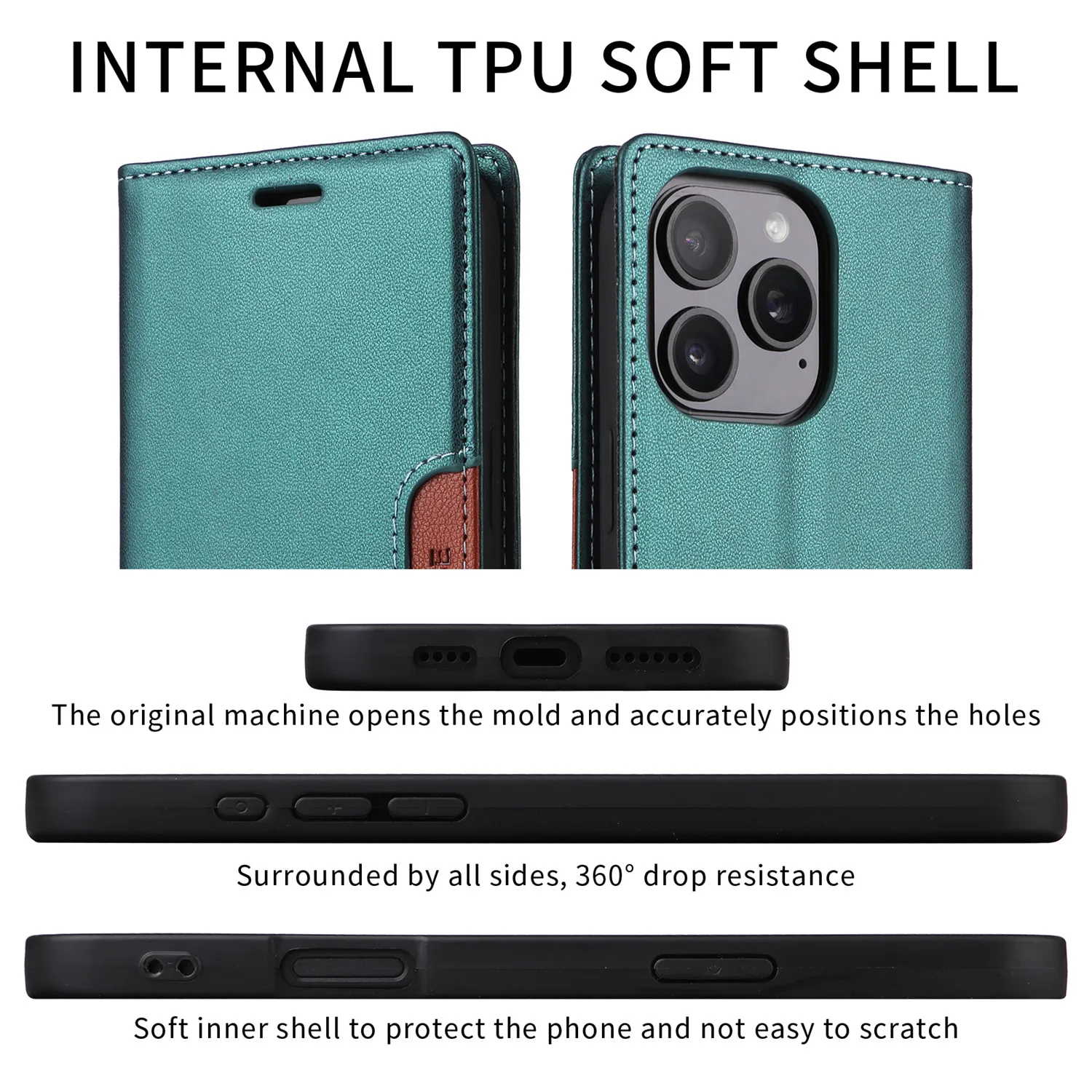 Leather Flip Phone Case For Samsung Galaxy S10 Plus S20 S21 FE S22 S23 S24 S25 Note20 Ultra Magnetic Wallet Bracket Protect Cove 3