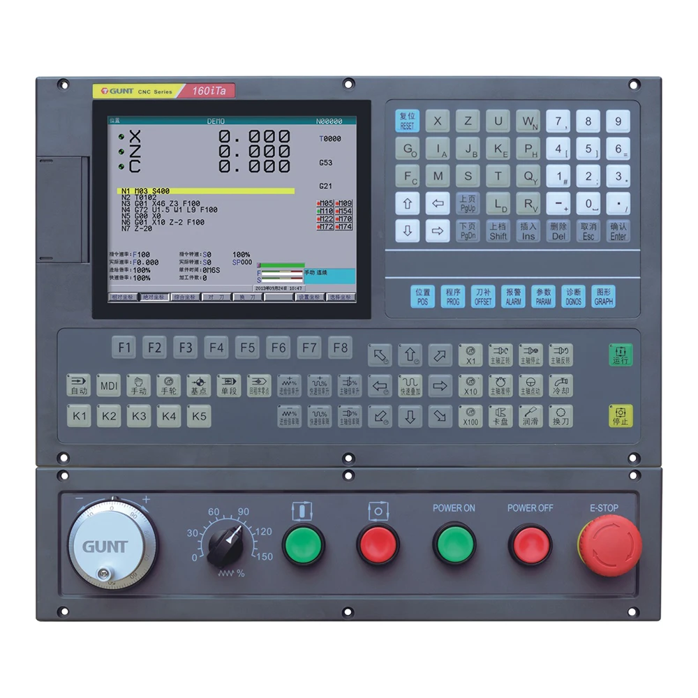 

Gunt-160ita 2-4 Axis CNC токарный станок, система управления, контроллеры PLC для преобразования станков