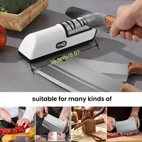 Kitchen Electric Knife Sharpener Multifunctional Automatic Professional 4 Gears Electric Knife Sharpener Kitchen Accessories 5
