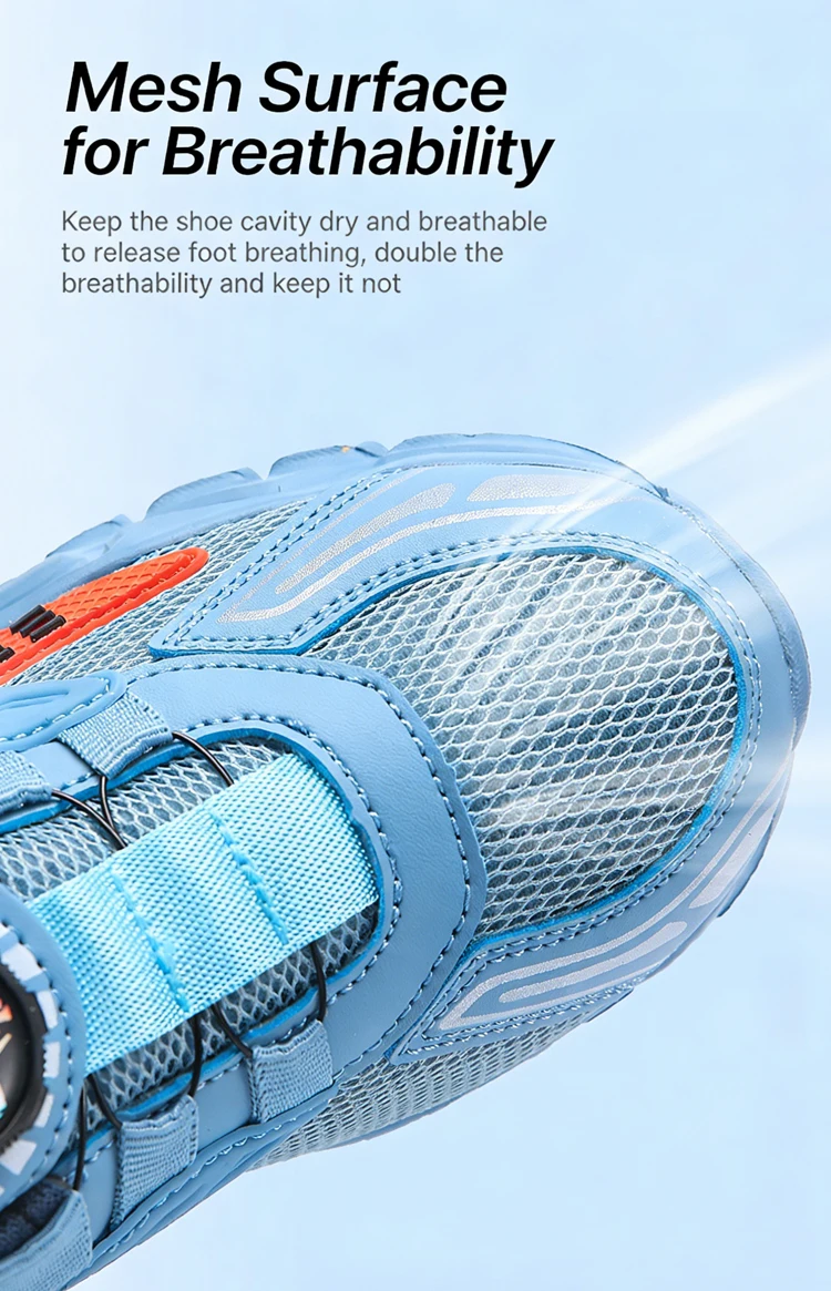Children Athletic Sneakers Summer Breathable Lightweight Outdoor Running Shoes Non-slip Tennis for Boys Kids Sports Size 28-39