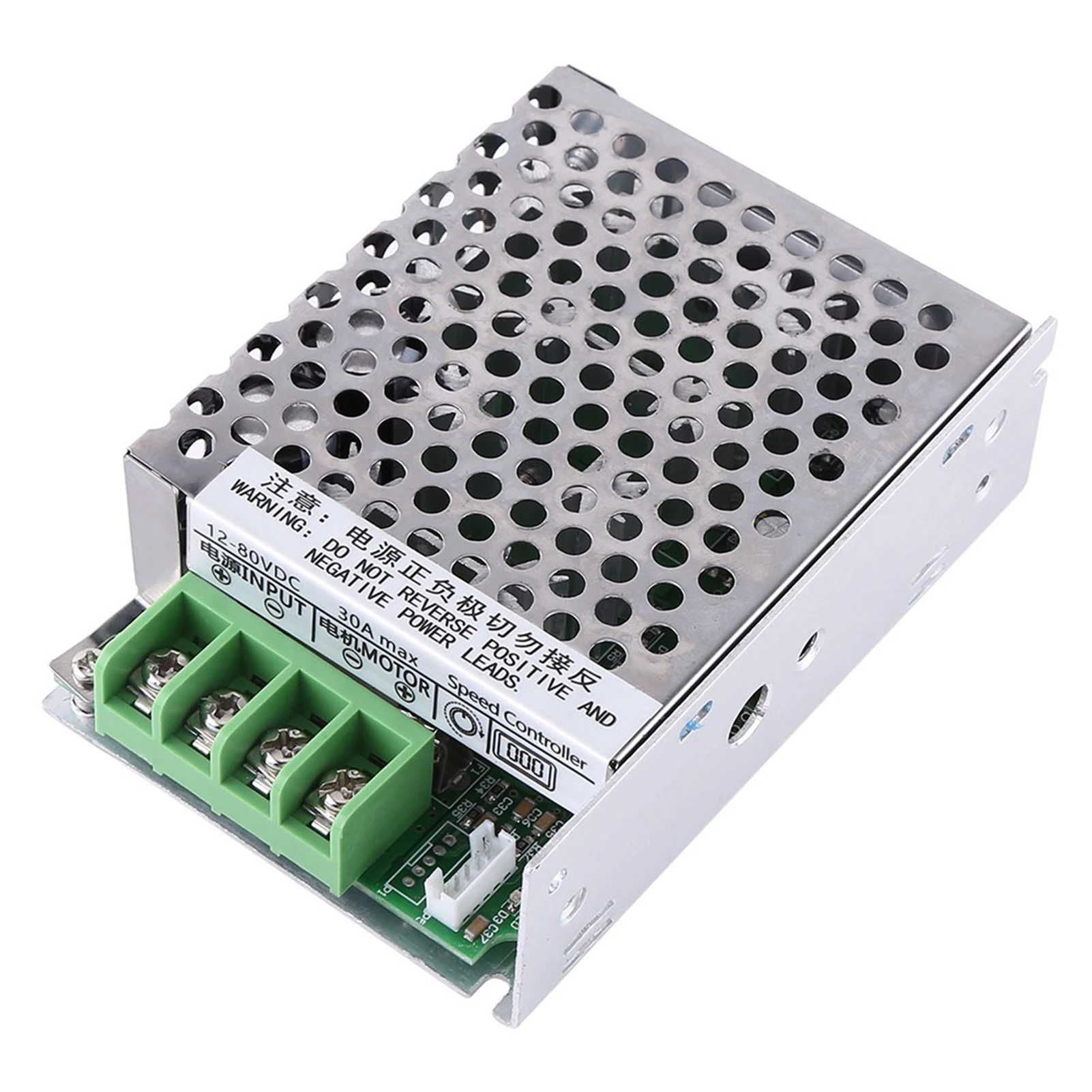 Motor Soft Starter PWM Controller 12-80V 30A PWM Motor Speed Controller Governor With Digital Display Panel