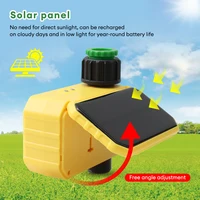 YAGO Household Solar Irrigation Timer LCD Automatic Irrigation System Outdoor Smart Garden Watering Tool Adjustable Program 3