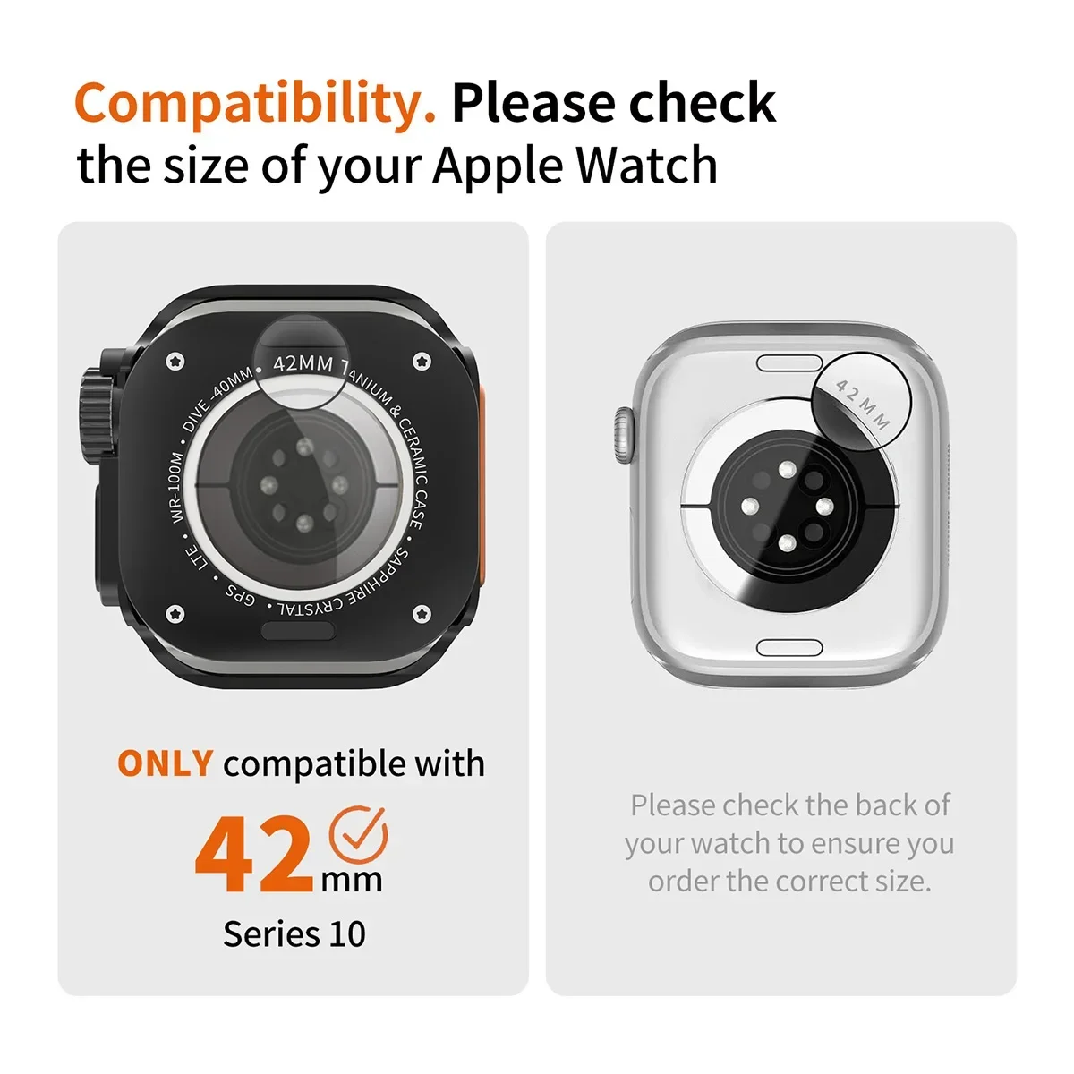 حافظة معدنية لساعة أبل سلسلة 10 46 مللي متر 42 ملل...