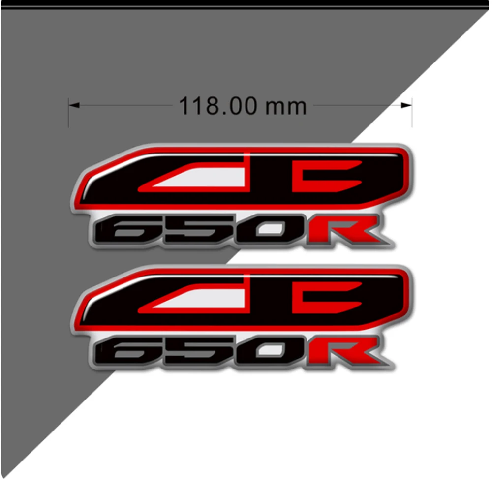 Tank Pad Protector Motorcycle Stickers Fuel For Honda CB650R CB 650R 3D Protection Emblem Logo Side Cover Font