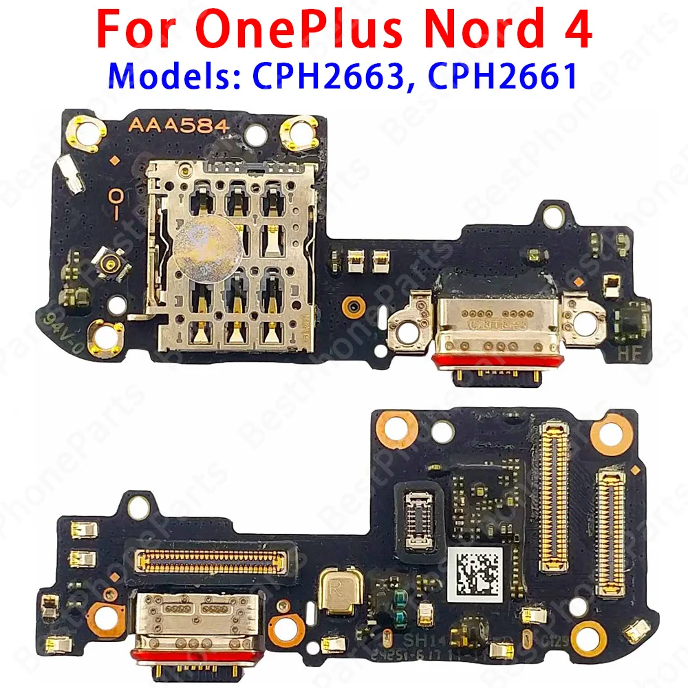 OnePlus Nord Nord2 Nord2T Nord3 Nord4 Nord5용 PCB 베이스 충전기 커넥터 USB 충전 도크 포트 플렉스 케이블 회로 기판
