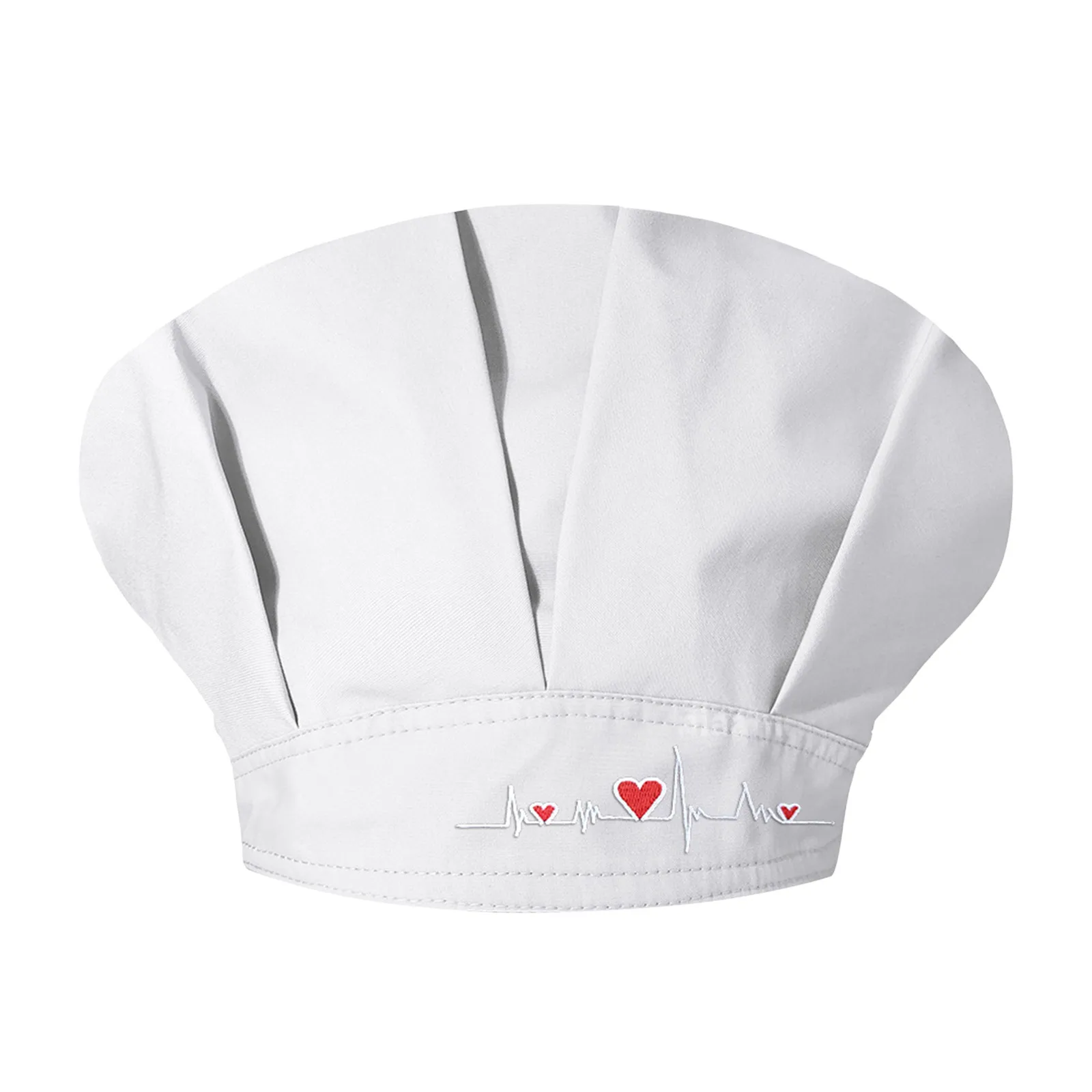 Chef Hat Unisex Bouffant Kitchen Catering Oil Proof