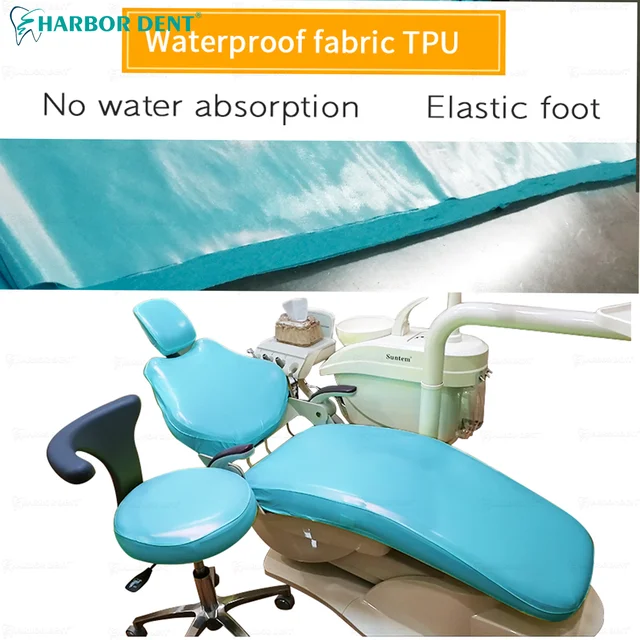 Dental Chair Seat Cover Chair Cover Elastic Waterproof Protective Case Protector Dentistry TPU Material Unit Dentist Equipment