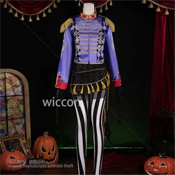 Anime Vil Cosplay XS-3XL European American Wish Medieval Clothing Retro Stand-up Collar Halloween Circus Performance Costume