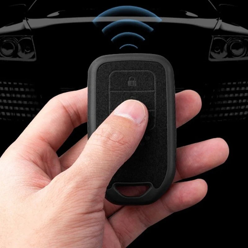 

Высококачественный замшевый чехол для автомобильных ключей из ТПУ, защитный чехол для ключей для Honda CIVIC Accord Crv Avancier Urv, аксессуары для интерь...