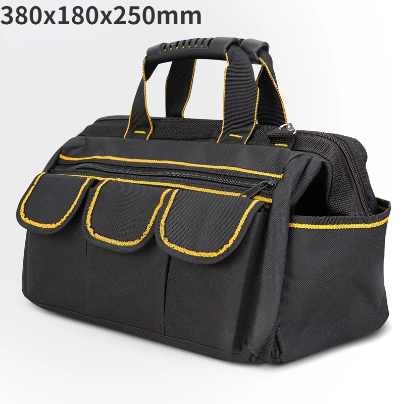 beehive tool bags Deli Multifunction Tool Bags Wear-resistant Electrician Handbag 1 Pcs Encrypted Oxford Cloth Scratch Resistant Zipper Waist Bag rolling tool bag Tool Storage Items