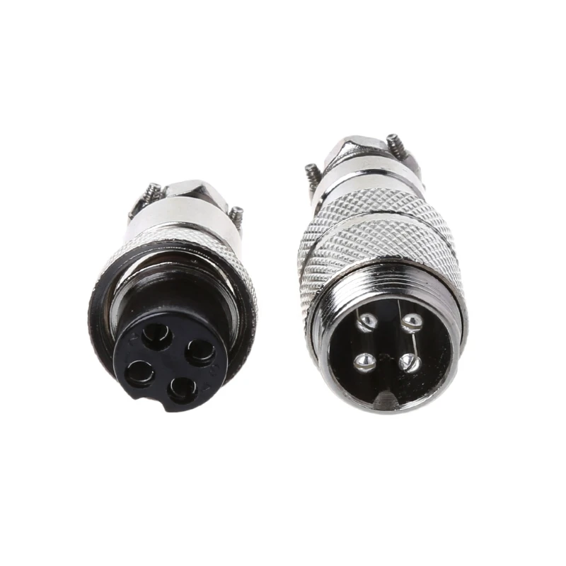 Gx16 Butting Aviation Male Connector Female Plug 2-8 Pin