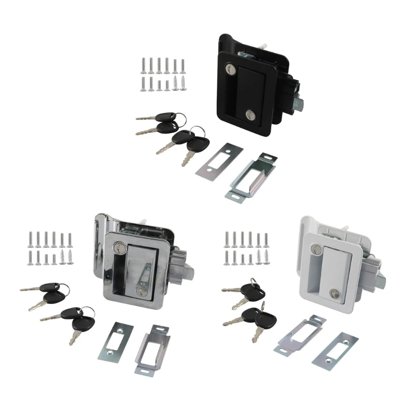 

RVs Door Lock Double Open Door Lock RVs Entry Door Lock Handle for Camper Drop shipping
