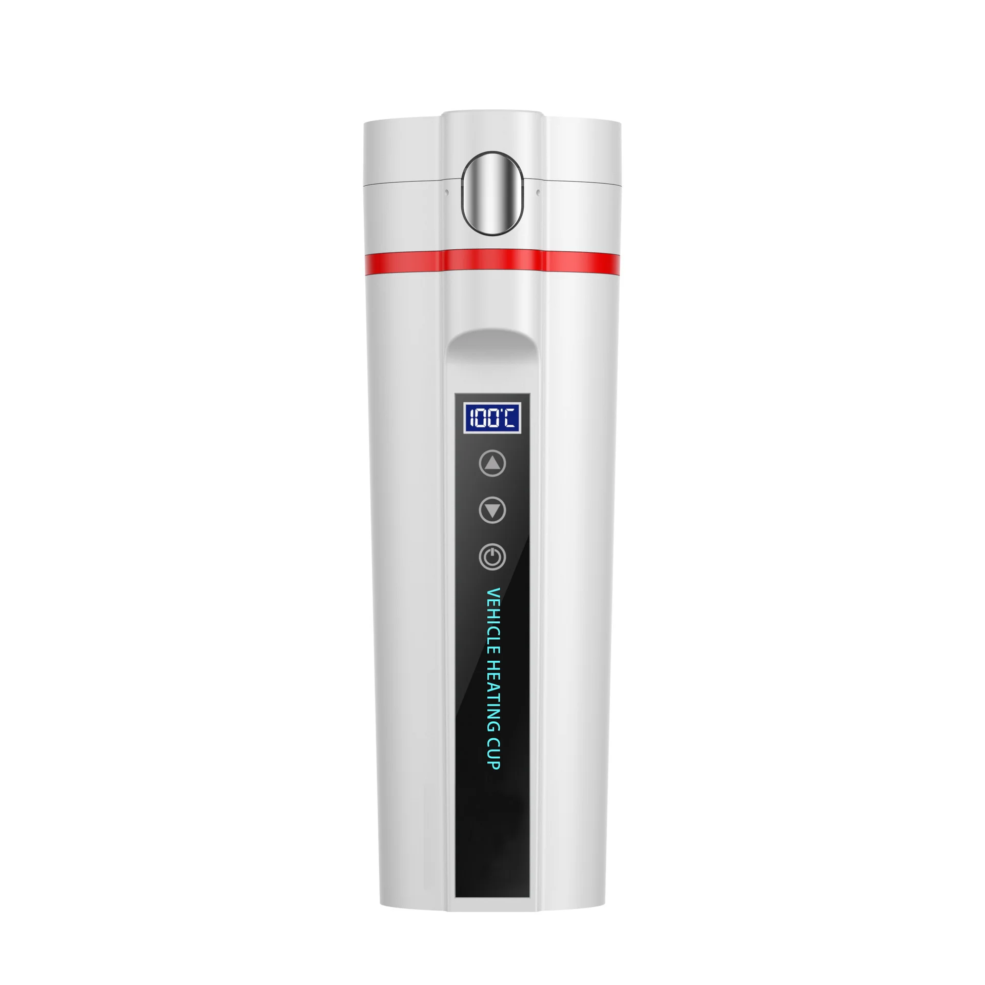 12V 24V Universal 75W-100W 450ml Intelligent Vehicle Mounted Water Cup Convenient On Vehicle Heating Double Layer Vacuum Cup