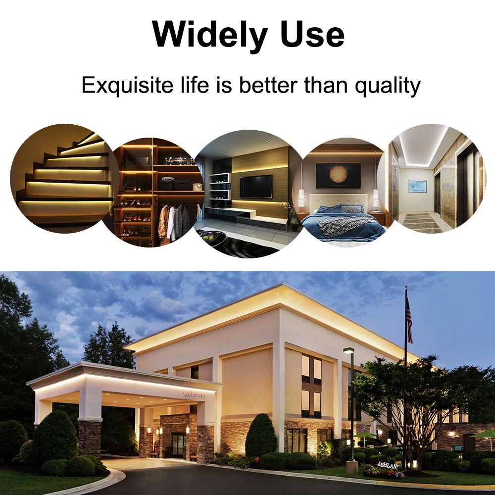 IP68 Waterproof COB LED Strip 12V Sauna Waterproof LED Tape Kitchen 24V LED Strip Outdoor Strip Lighting Bathroom COB LED Strip 6