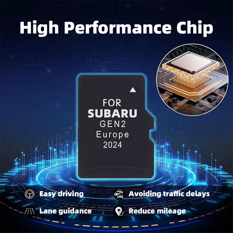 for Subaru Legacy/Outback/Forester/WRX/STI Car Update P56YH03-E TF Card GEN2 Navigation GPS EU UK CAN/USA/MEX Maps GPS