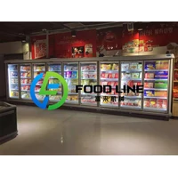 Petite porte en verre supermarché commerciale Mini réfrigérateur congélateur coffre profond affichage équipement de réfrigération 1