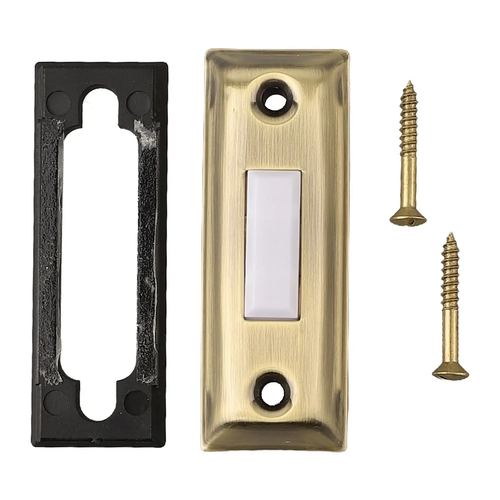 3.07x1.14x1.1 Inches Doorbell Button Button Sturdy Switch Antique Doorbell Push Lighted Metal Door Bell