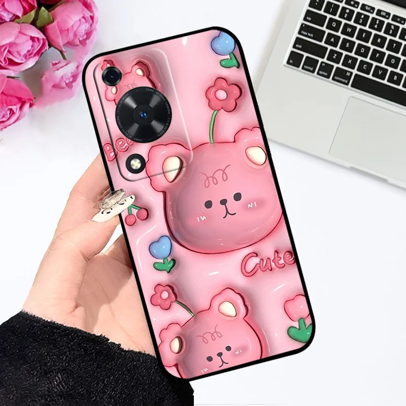 Cartoon Design Soft Silicone Phone Case - Fashion Back Cover Bumper