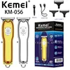 Usb Charging Cordless Hair Cutter Kemei KM-056 10w Powerful Motor Barber Hair Clipper For Men Beard Trimmer 1