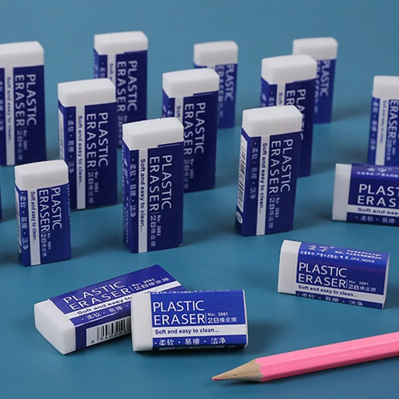 Gomas Borrar Blancas PVC Suave 10 Gomas De Borrar Blancas 2B De Goma Para La Escuela, Paquete Múltiple De Herramientas Para Uso Universal En Escuelas, Bocetos, Pinturas, Bellas Artes, Hogares Y Oficinas