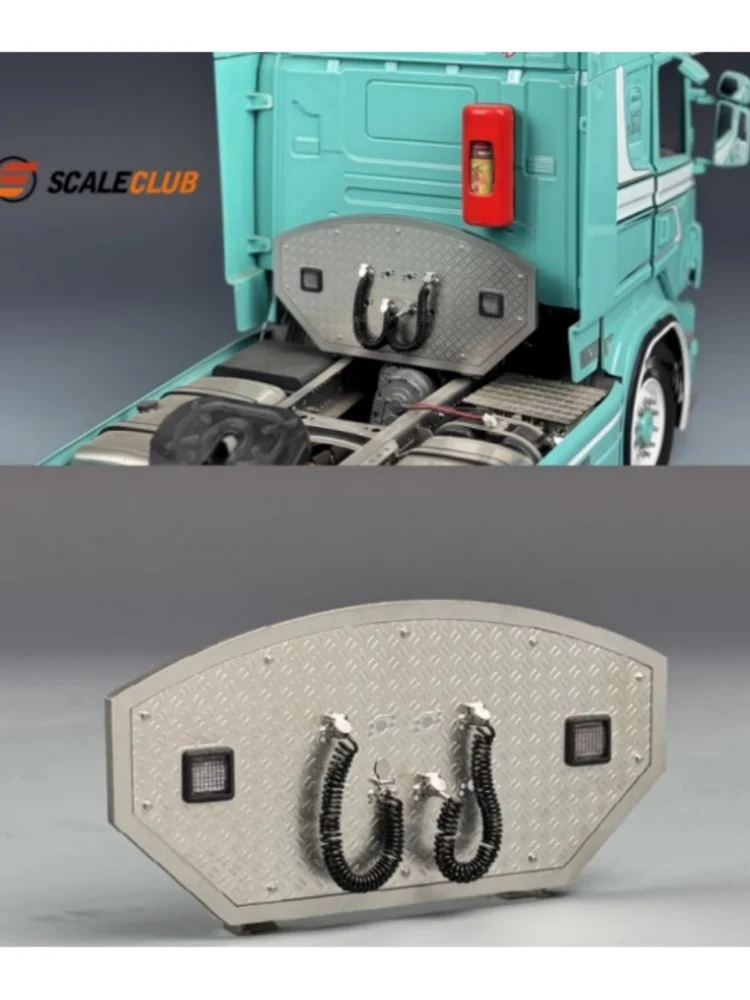 Scaleclub 1/14 RC Truck Dekorative Teile Gasrohrhalterung im europäischen Stil für 1/14 Tamiya Kipper für Scania 770S Volvo Actros Arocs – Detail 9