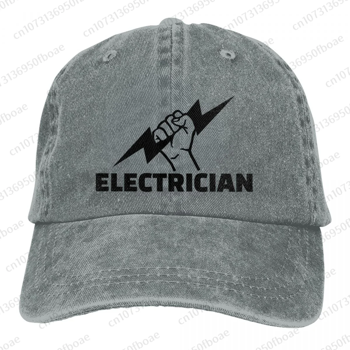 

Electrician Fashion Unisex Cotton Baseball Cap Outdoor Adult Adjustable Denim Hat