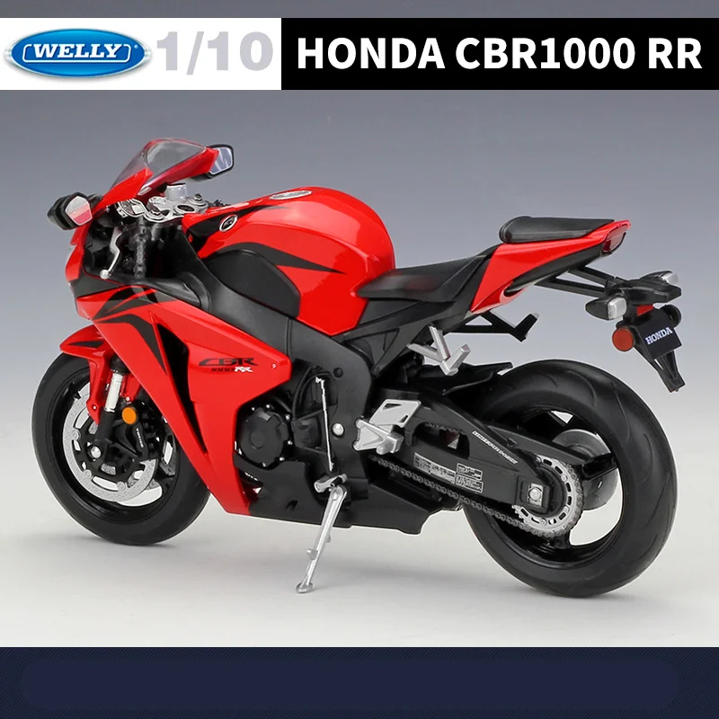 WELLY 1:10 HONDA CBR1000RR Alloy Racing Motorcycle Model Diecasts Metal Street Sports Motorcycle Model Simulation Kids Toys Gift 5