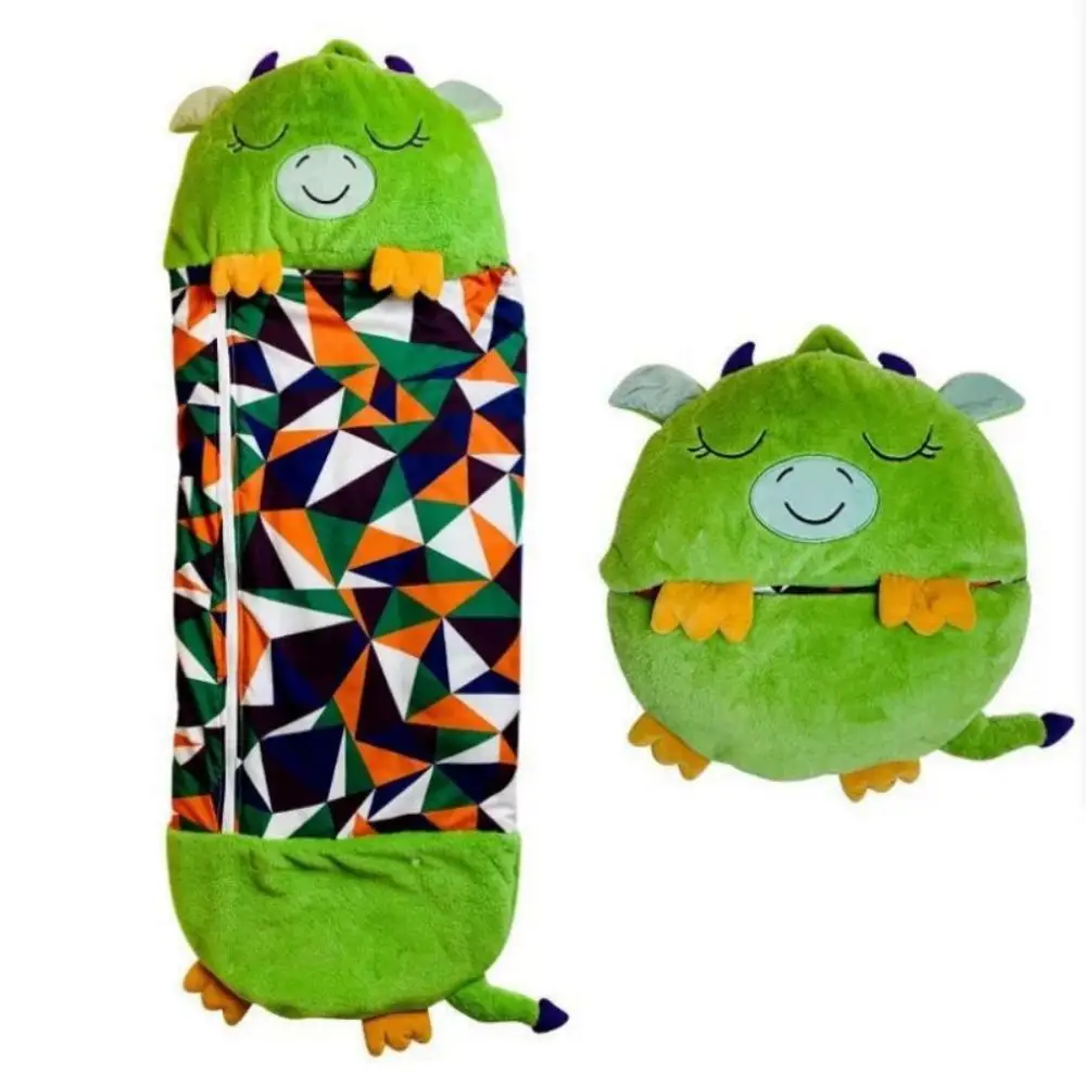 Cartoon Sleeping Bag For Children Animal Throw Pillow Folding Anti-Kick Comforter Sleeping Bag For Children Birthday Gift 3