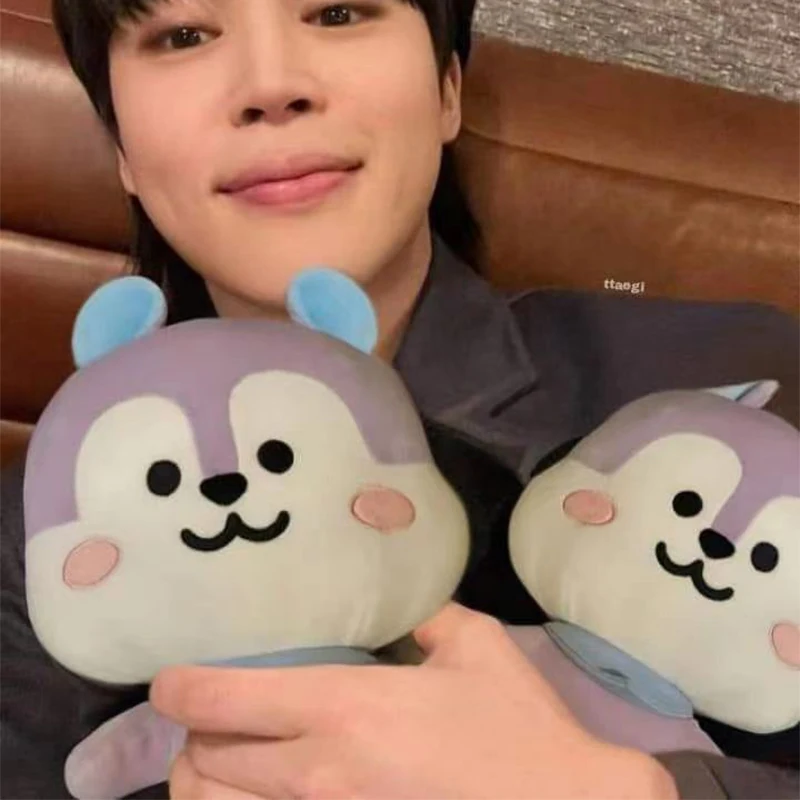 

HOT KPOP Bangtan JACK IN THE BOX JH Same Figure Pillow JM Cute Squirrel Purple Cotton Plush Cushion Fans Gifts