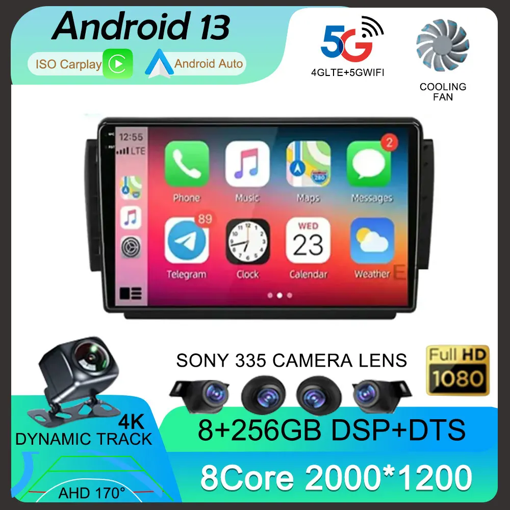 

2 Din Car Radio For Peugeot 2008 208 2012 - 2018 Multimedia Player Android 13 4G GPS Navigation No 2 din 2din DVD Carplay