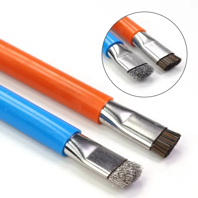 BS-01 2개입 메인보드 IC 접착제 제거 청소 브러시 휴대폰 PC 메인보드 ..