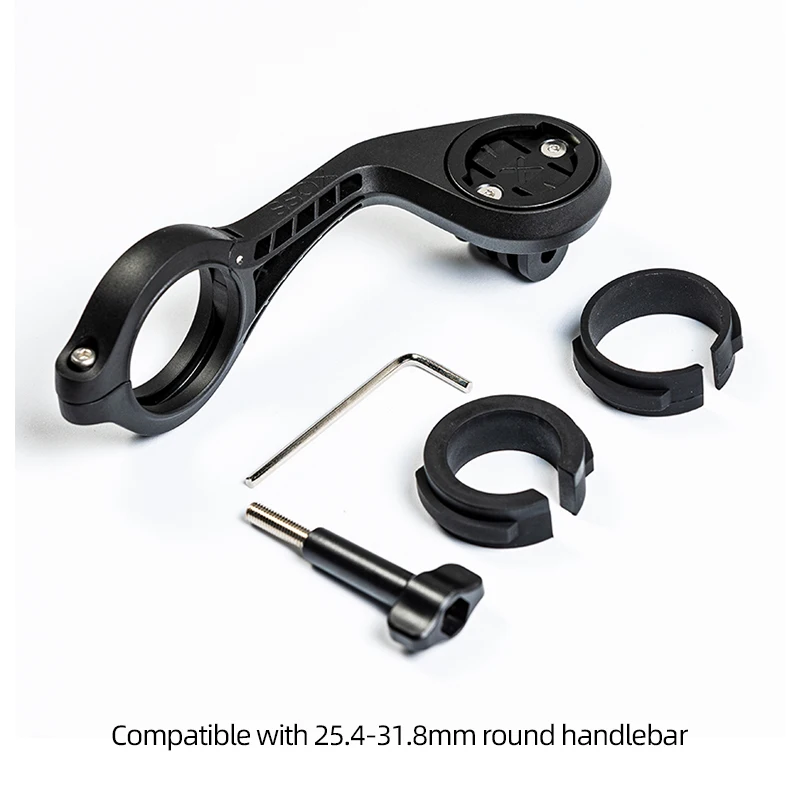 XOSS Bicycle Handlebar Extended Bracket Bike Headlight Mount Bar Computer Holder Lantern Lamp Support Rack Fiber Stand