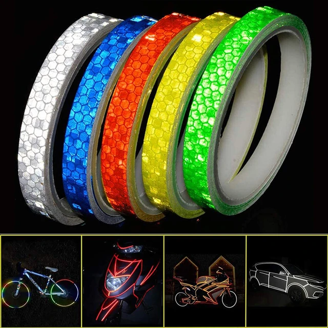 Décor de cyclisme Autocollant de vélo Réflecteur de bande réfléchissante  fluorescente réfléchissante