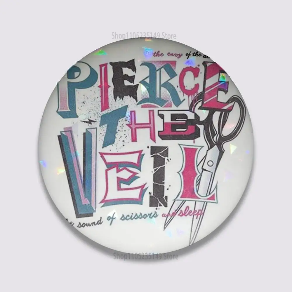 Handmade Pierce The Veil Music Pins - Round Brooch Badge for Backpacks, Clothes, and Jewelry Gifts