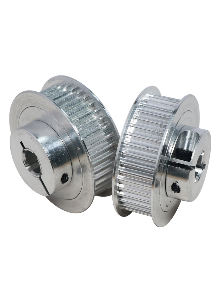 Puleggia In Alluminio 60 Denti Per Cinghia 6mm - Foro 8mm Per Stampante 3D E CNC (2 Pezzi + Chiave)