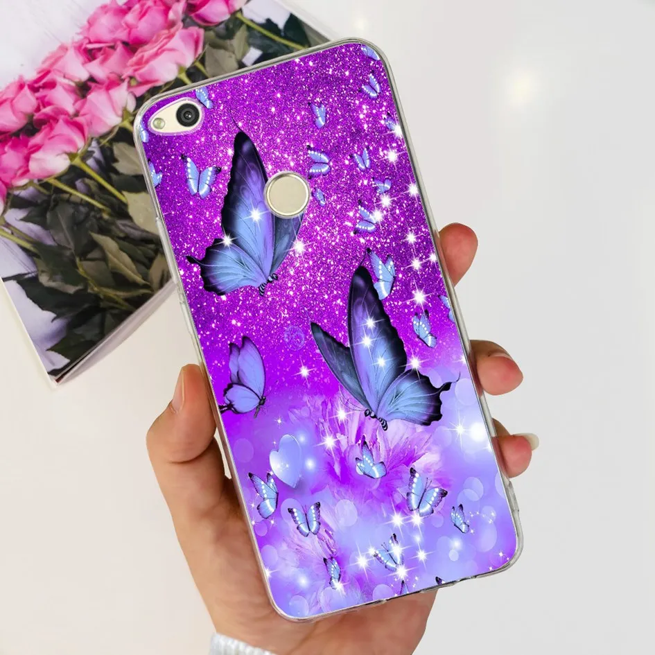 Floral Love Heart Soft Silicone Clear Phone Case
