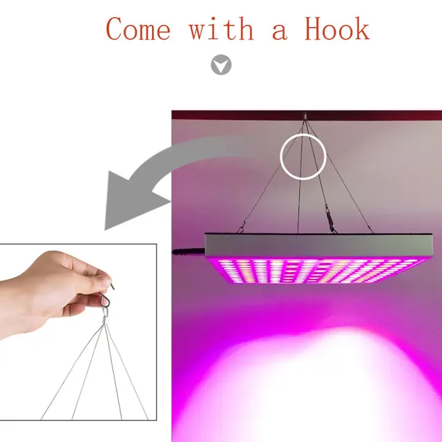 Led -Termesztési Lámpák Beltéri Növényekhez Teljes Spektrum Uv Ir Piros Kék Fehér Chips Ház Lógó Zöldség És Virág Izzó Lámpa - Image 4