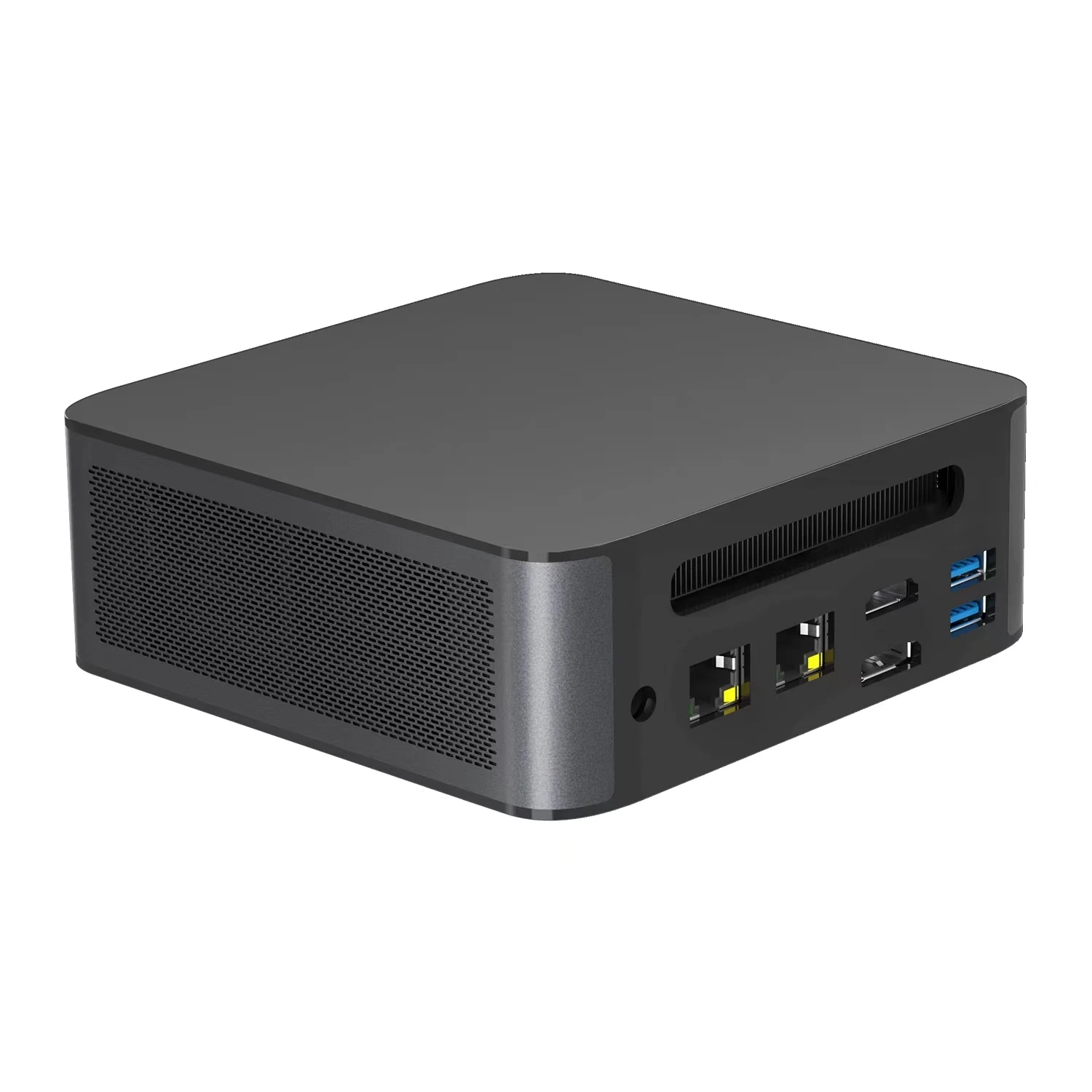 YSJMNPC Mini PC Intel Core i7-11390H gaming Computer Win11 2*RJ45 2.5G 4*USB3.2 HD DP Type-C Thunderbolt 4 M.2 SSD WiFi 6 BT5.0 6