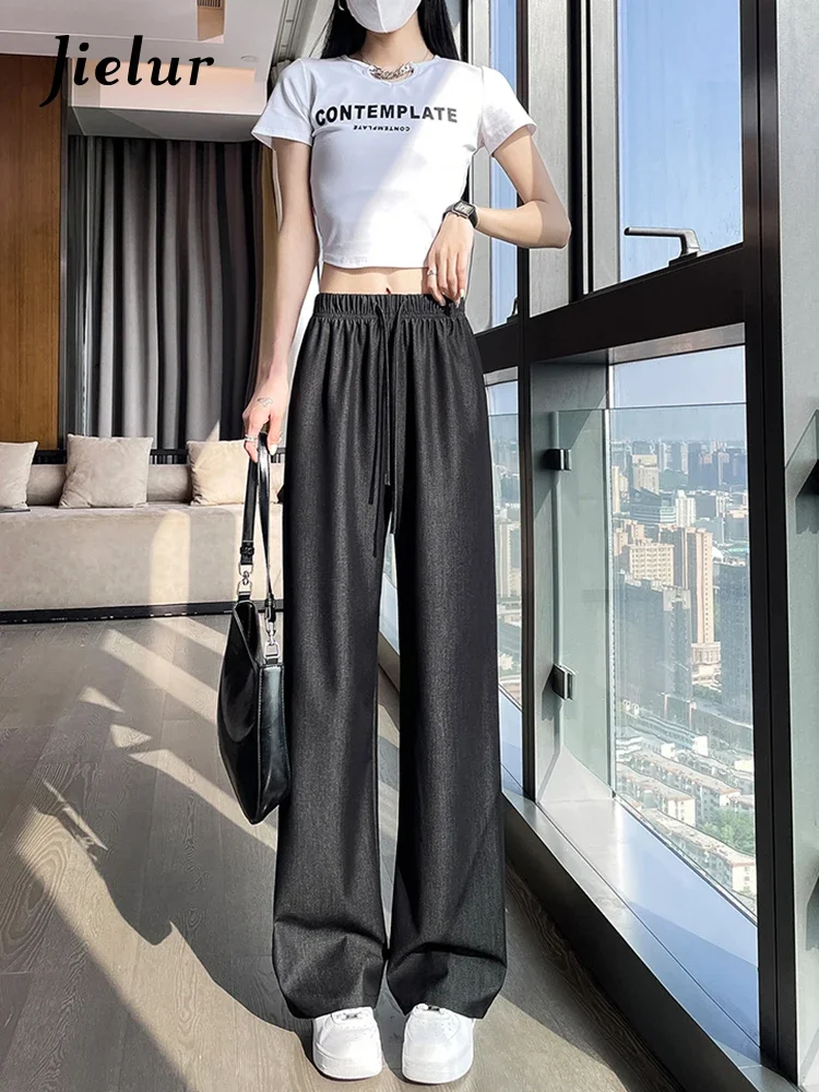 Рисунок 6 - Женские прямые брюки с завышенной талией Jielur