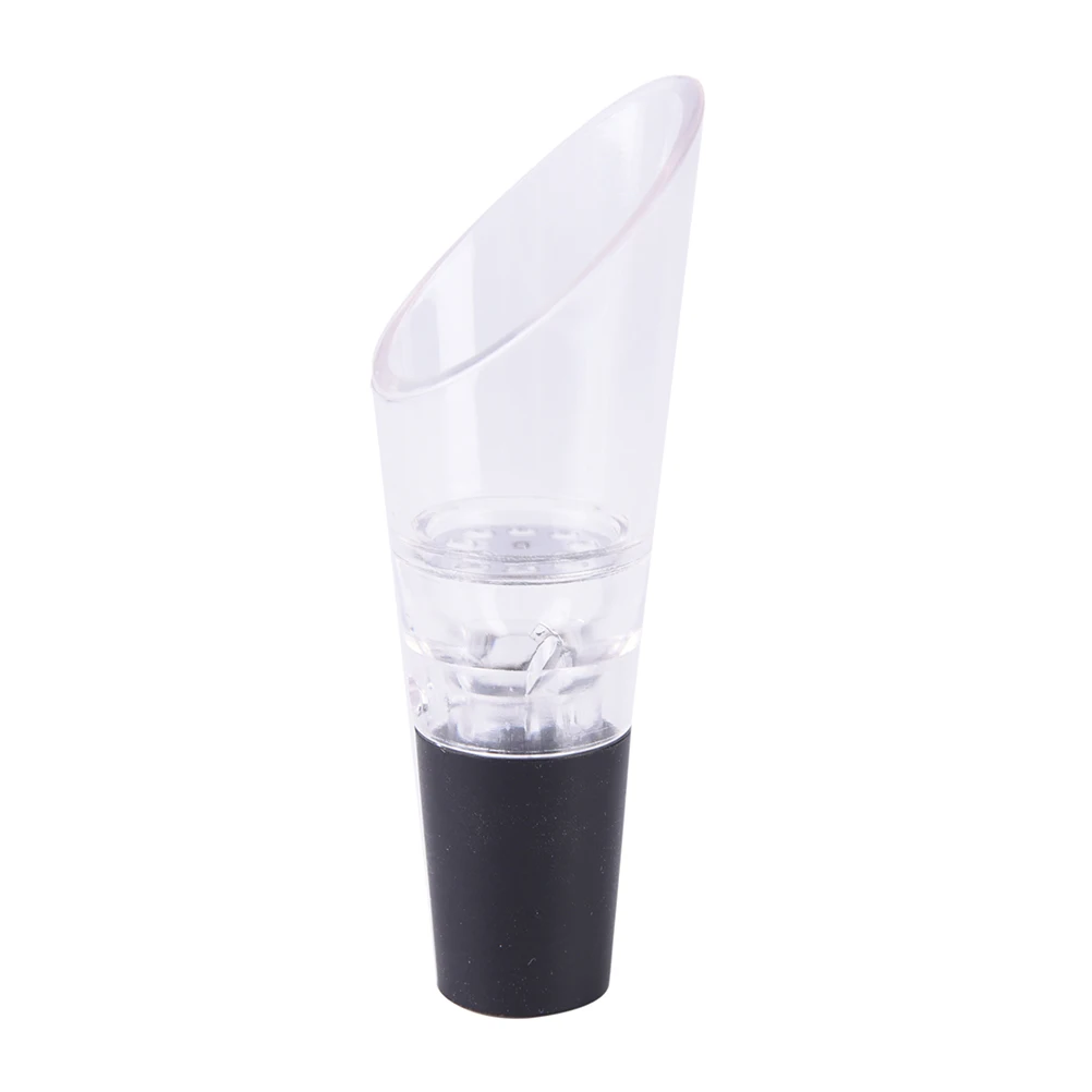 1PCS Red Wine Aerator Wine Pourer Pour Spout with Rubber Bottle Stopper Decanter Bar Tools images - 6